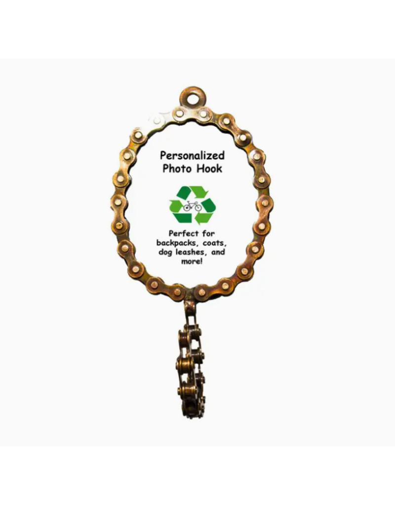 India Oval Picture Frame Bike Chain Hook
