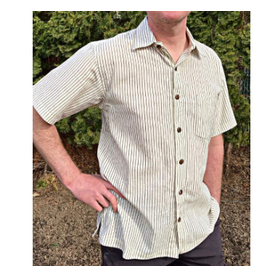 Nepal Cotton Shirt Pinstripe