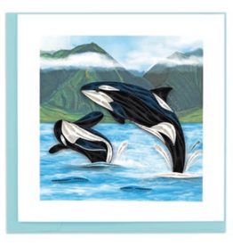 Vietnam Orca Whales Card