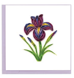 Vietnam Iris Flower Card