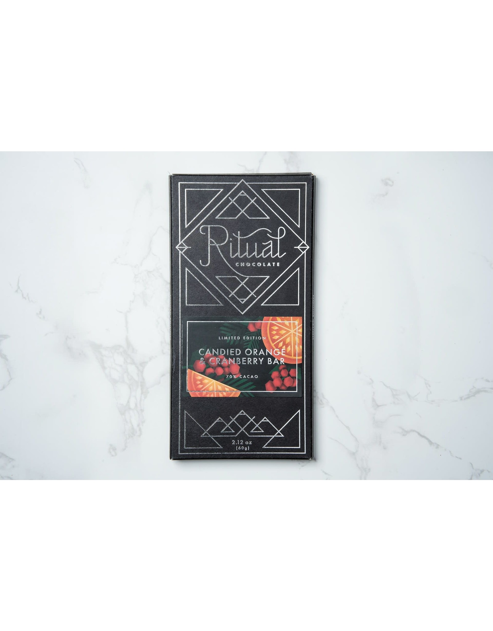 Ritual Ritual Chocolate Bar Candied Orange & Cranberry 70%