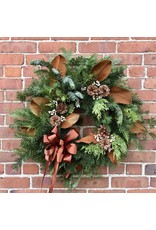 Handcrafted Evergreen Wreaths at de Cordova