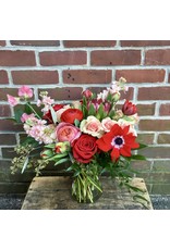 Romantic Red Vase Arrangement