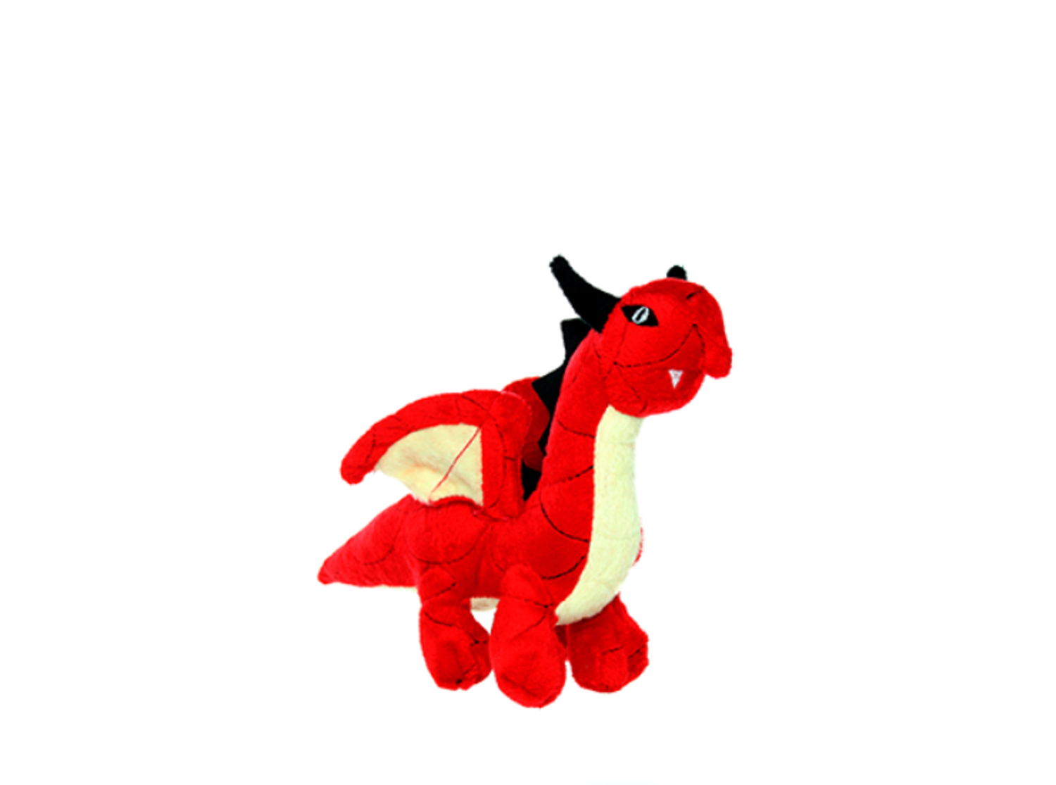 plush red dragon