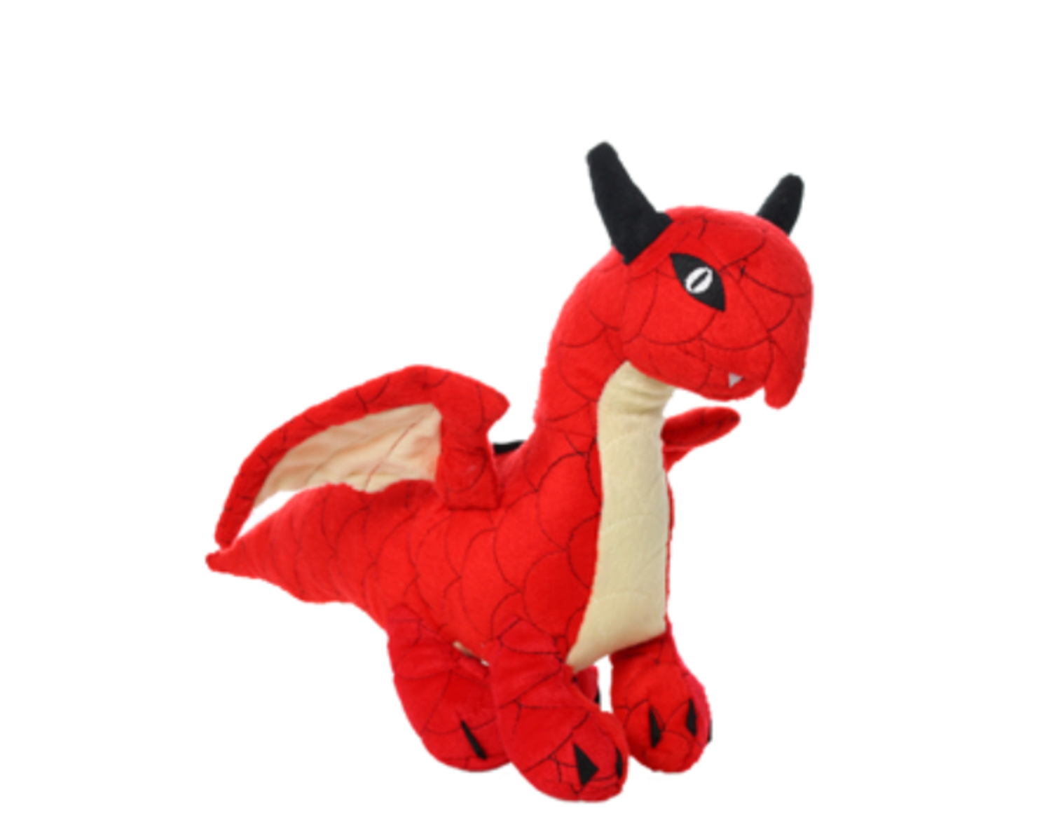 plush red dragon