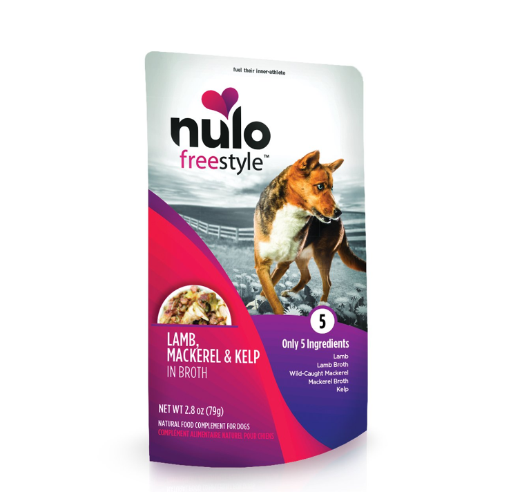 NULO DOG WET FOOD 3OZ POUCH LAMB MACKEREL AND KELP Paws on Chicon