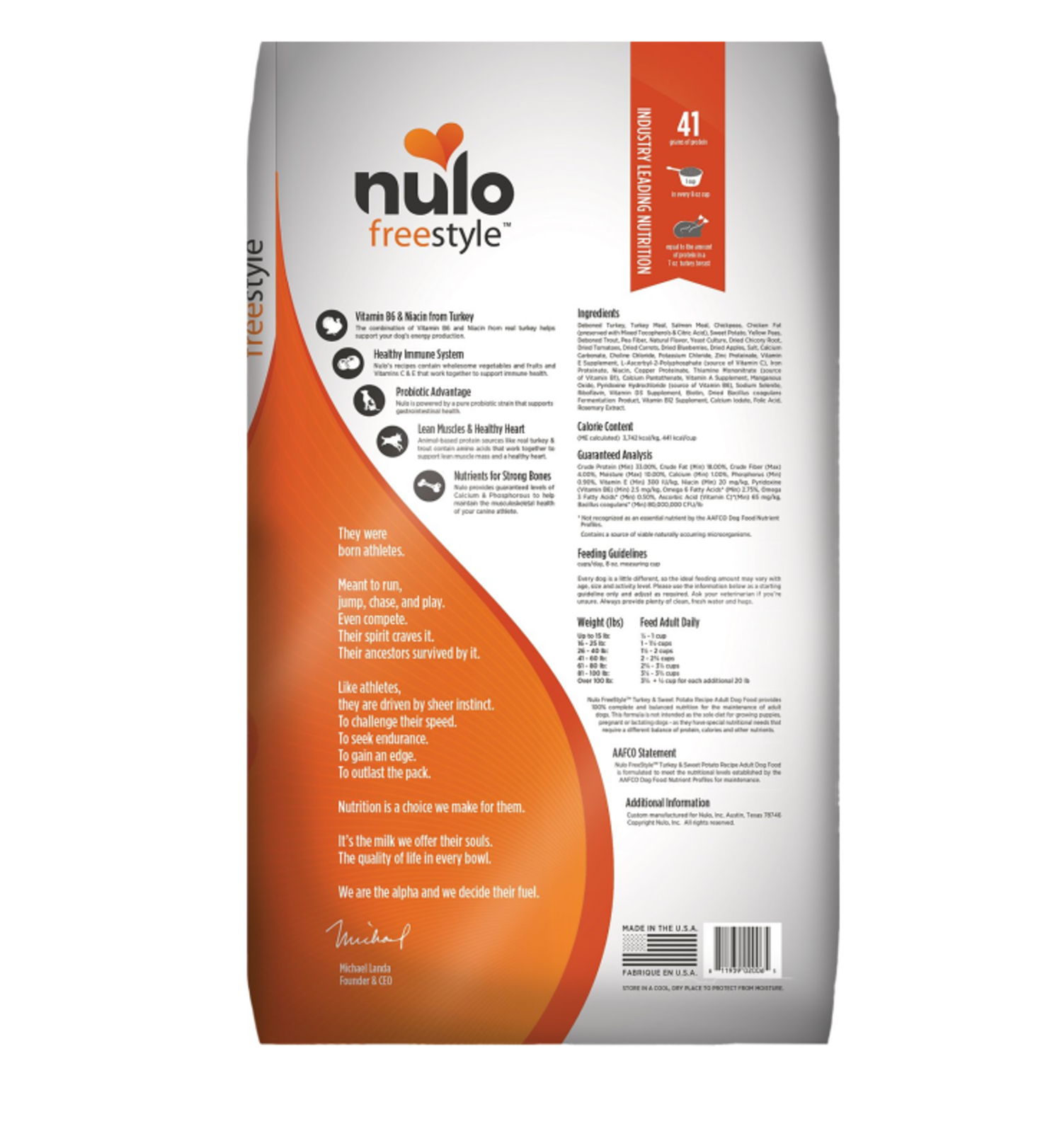 NULO FREESTYLE ADULT TURKEY AND SWEET POTATO Paws on Chicon
