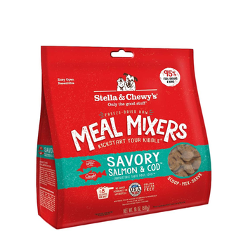 STELLA AND CHEWY STELLA AND CHEWYS MEAL MIXERS SAVORY SALMON AND COD