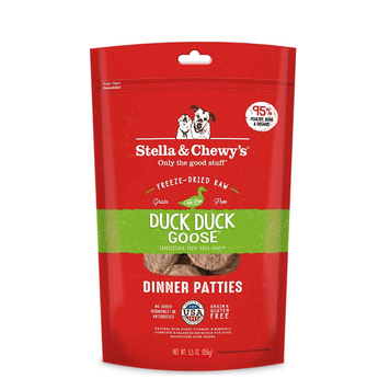 STELLA AND CHEWY STELLA AND CHEWYS FREEZE DRIED PATTIES DUCK DUCK GOOSE