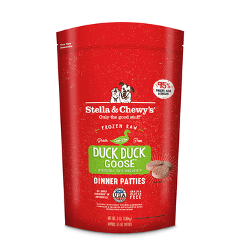 STELLA AND CHEWY STELLA AND CHEWYS FROZEN RAW PATTIES DUCK DUCK GOOSE