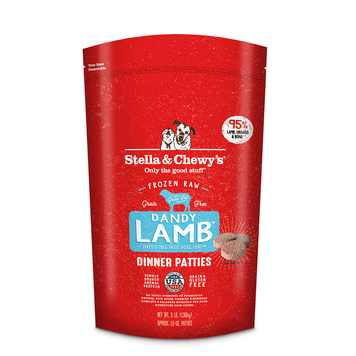 STELLA AND CHEWY STELLA AND CHEWYS FROZEN RAW PATTIES DANDY LAMB