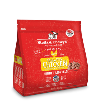 STELLA AND CHEWY STELLA AND CHEWYS FROZEN RAW MORSELS 4LB CHEWYS CHICKEN
