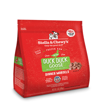STELLA AND CHEWY STELLA AND CHEWYS FROZEN RAW MORSELS 4LB DUCK DUCK GOOSE