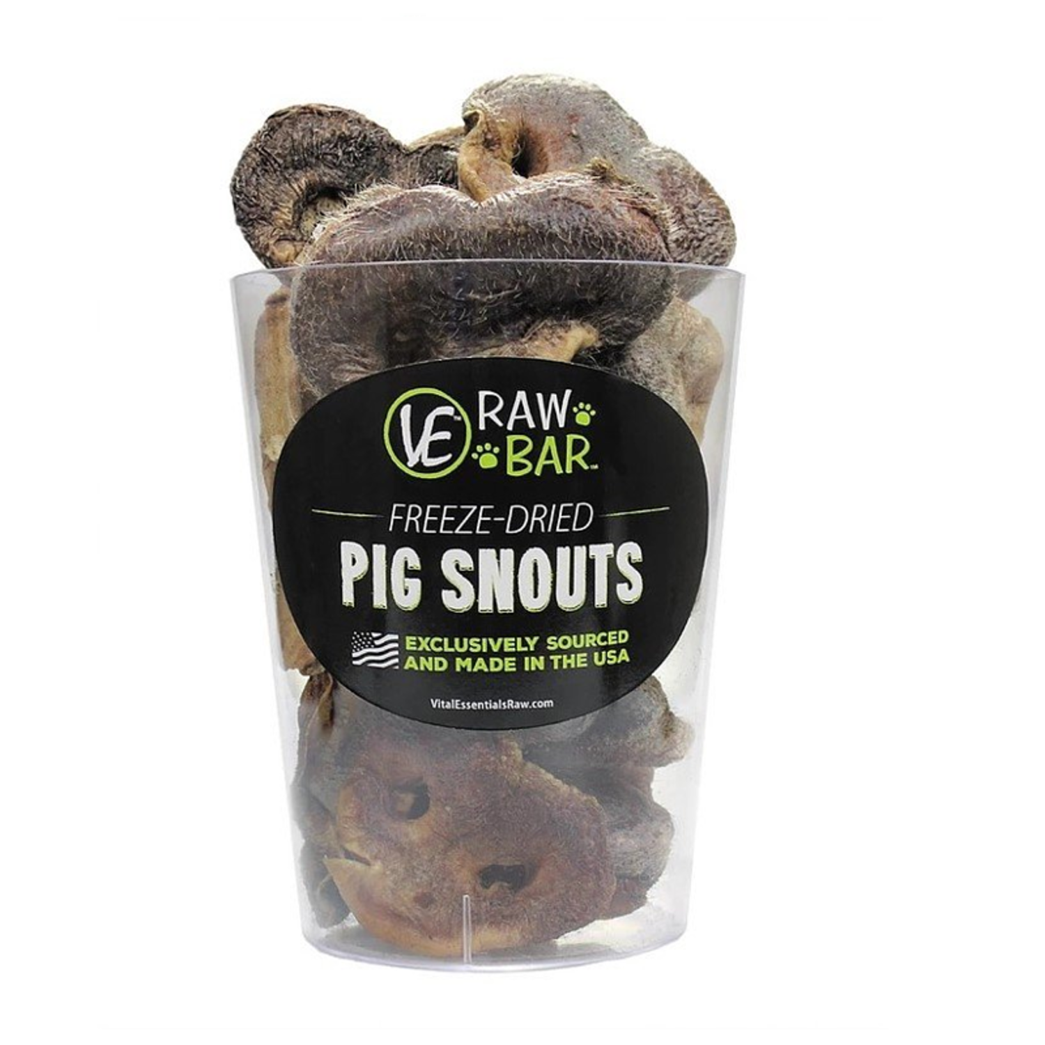 FREEZE DRIED VITAL ESSENTIALS PIG SNOUT - Paws on Chicon