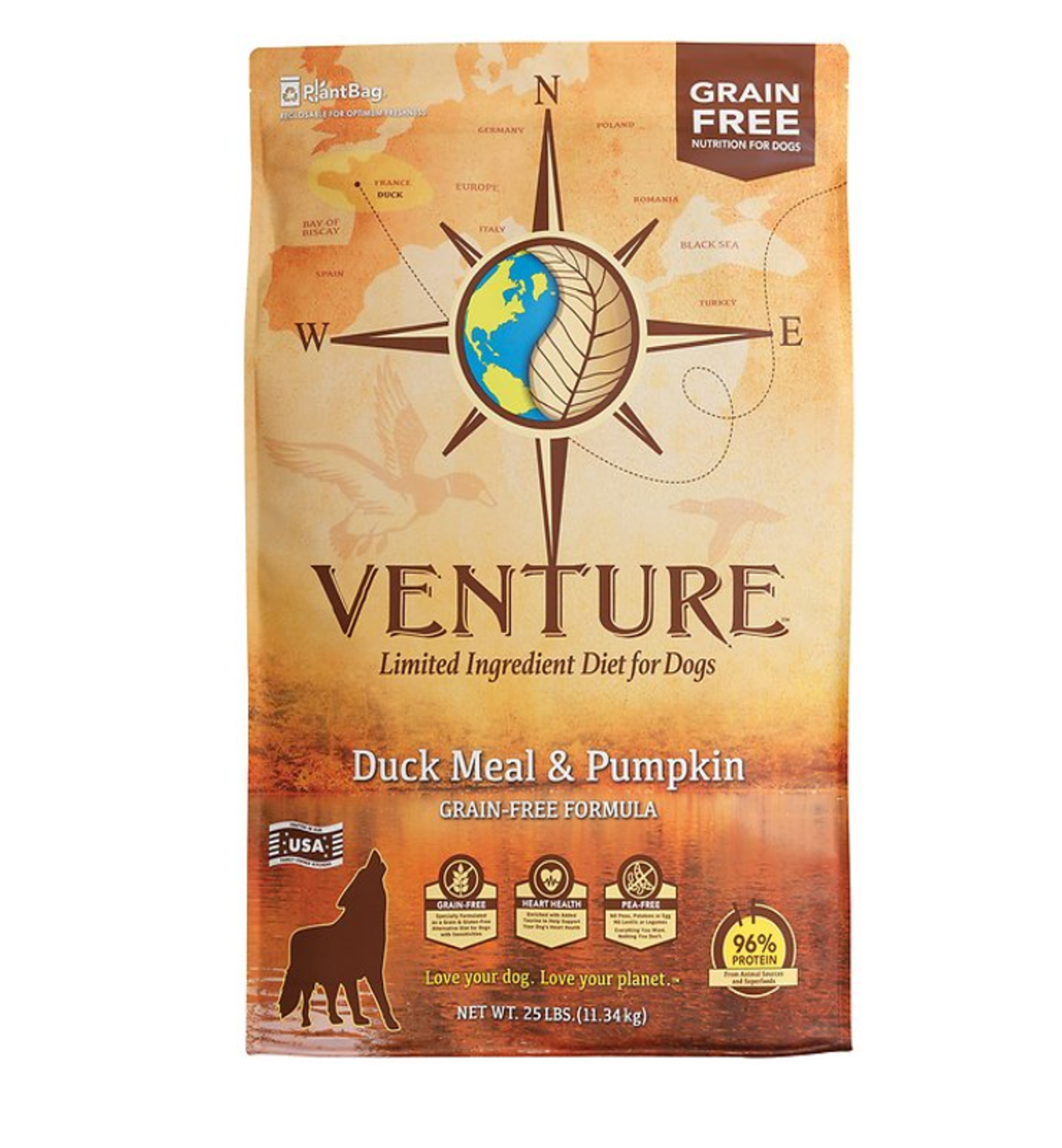 Earthborn holistic venture alaska pollock meal clearance & pumpkin