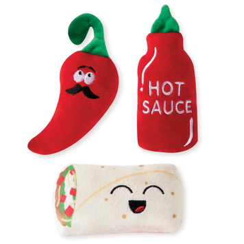 FRINGE FRINGE PLUSH TOYS HOT AND SPICY 3PC