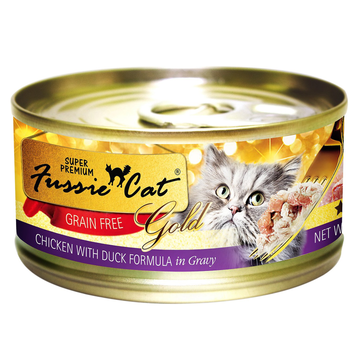 FUSSIE CAT FUSSIE CAT GOLD 2.8OZ CAN CHICKEN/DUCK