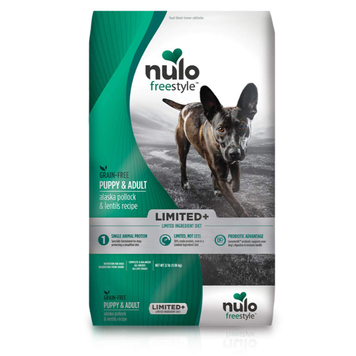 NULO NULO FREESTYLE PUPPY AND ADULT L.I.D. POLLOCK AND LENTILS