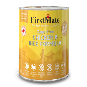 FIRSTMATE FIRSTMATE CAN CHICKEN AND RICE DOG 12OZ