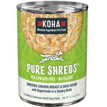 KOHA KOHA DOG PURE SHREDS CHICKEN/DUCK