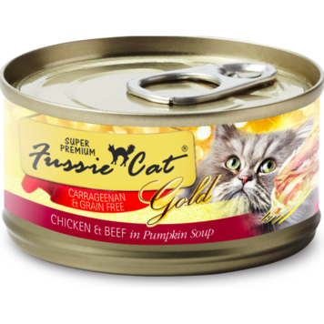 FUSSIE CAT FUSSIE CAT GOLD 2.8OZ CAN CKN/BEEF SOUP