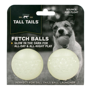 TALL TAILS TALL TAILS FETCH BALL GLOW 2PK