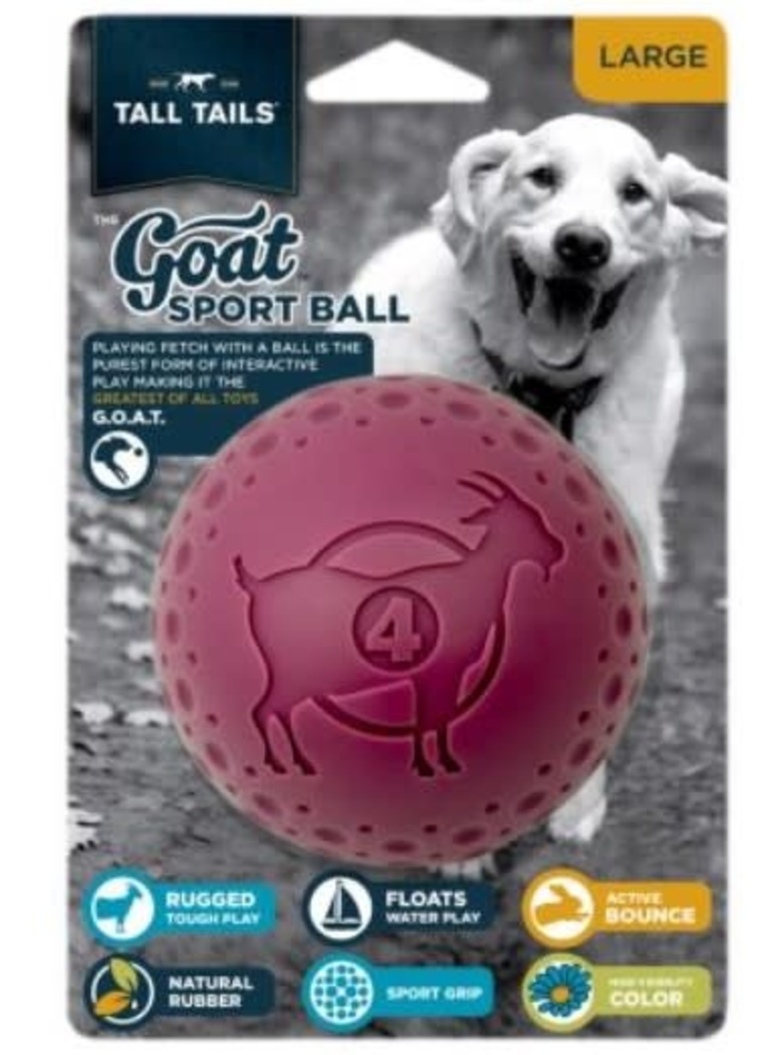 Tall Tails Goat Sport Ball Dog Toy
