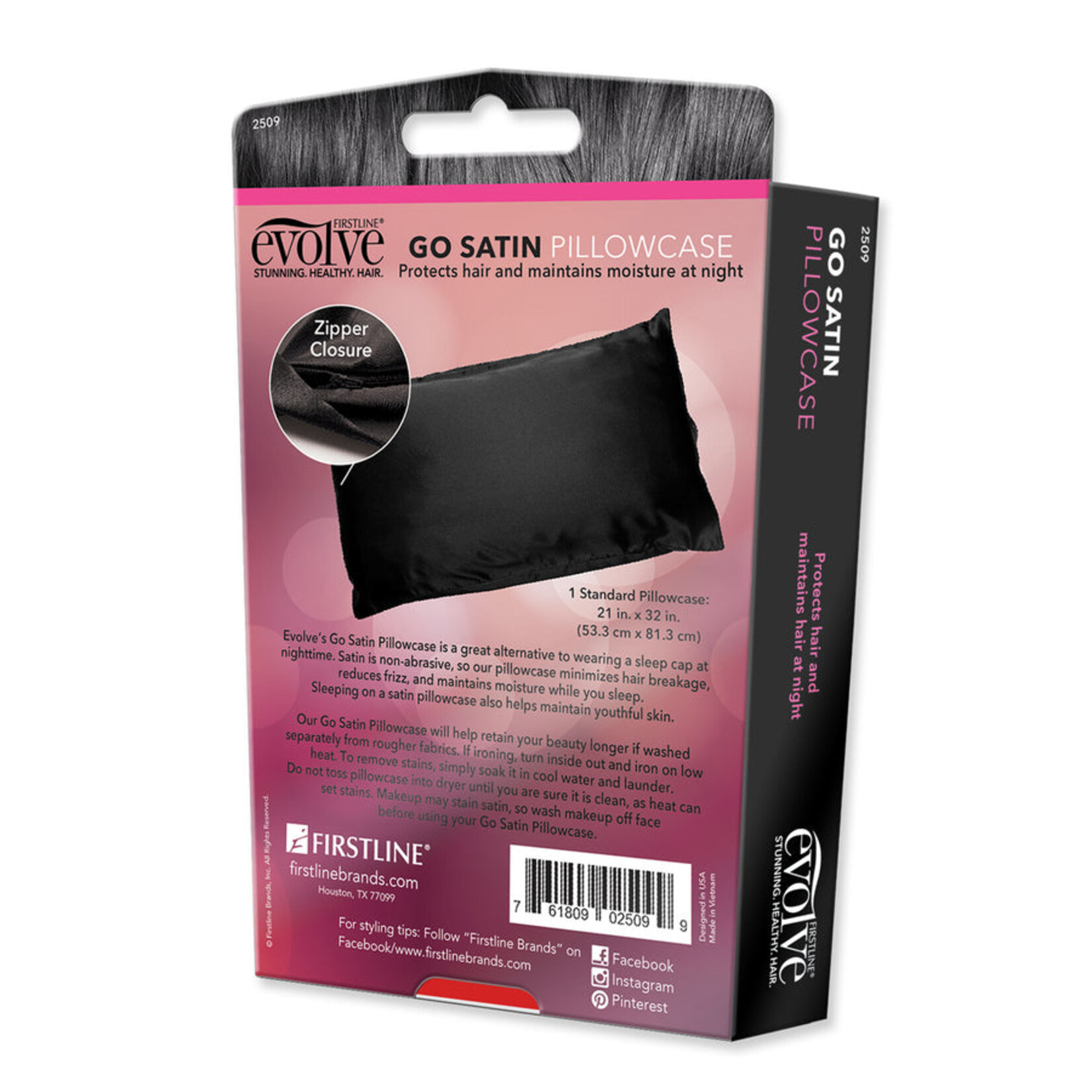 Evolve Evolve Go satin Pillow Case