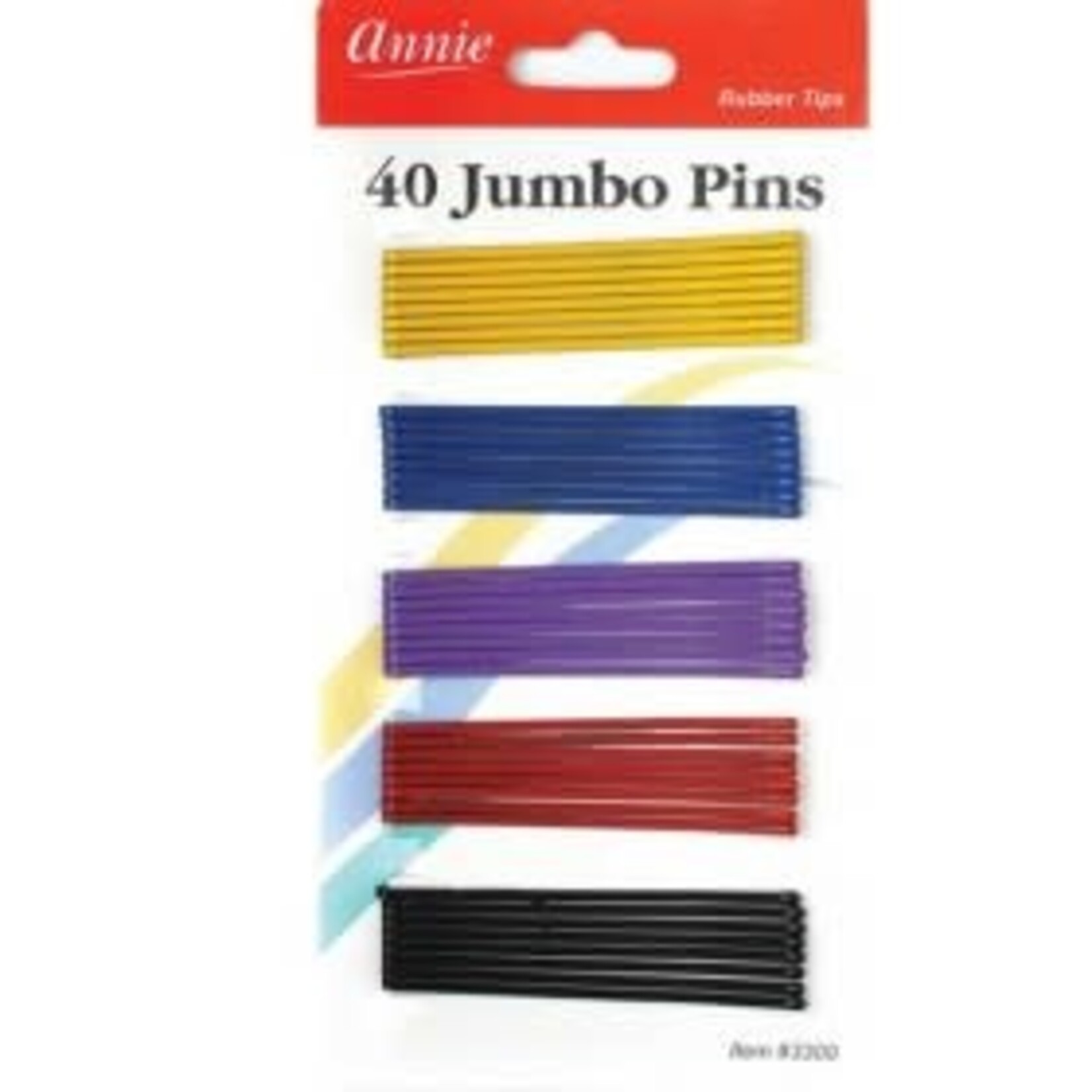 Assorted Color   40 Jumbo  Pins