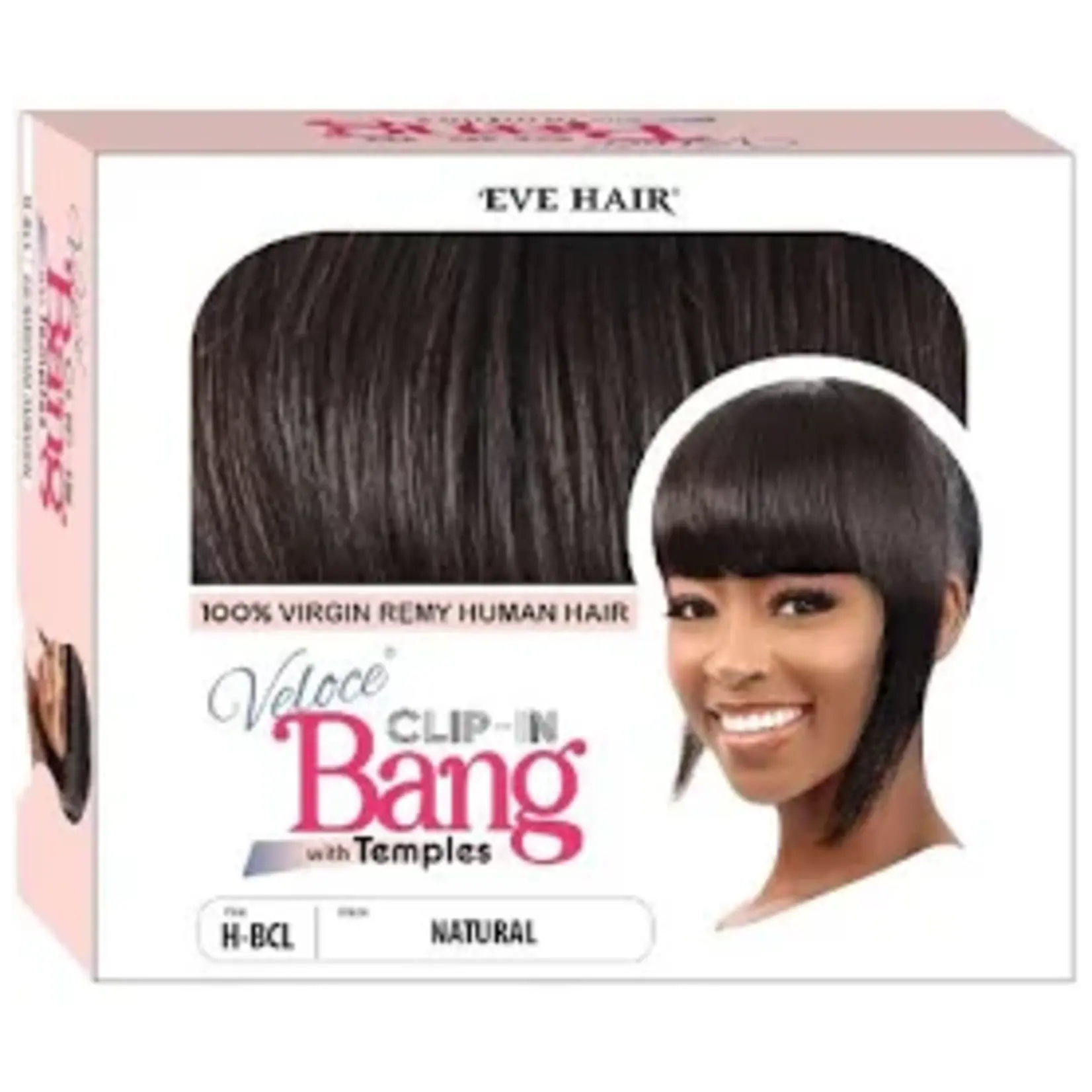 EVE'S HAIR Human Hair Clip-in Bang - Natural