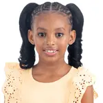 SHAKE N GO Kids Drawstring Ponytail (1B-Double Roll)