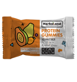 HERBALAND Herbaland - Vegan Protein Gummies - Papaya