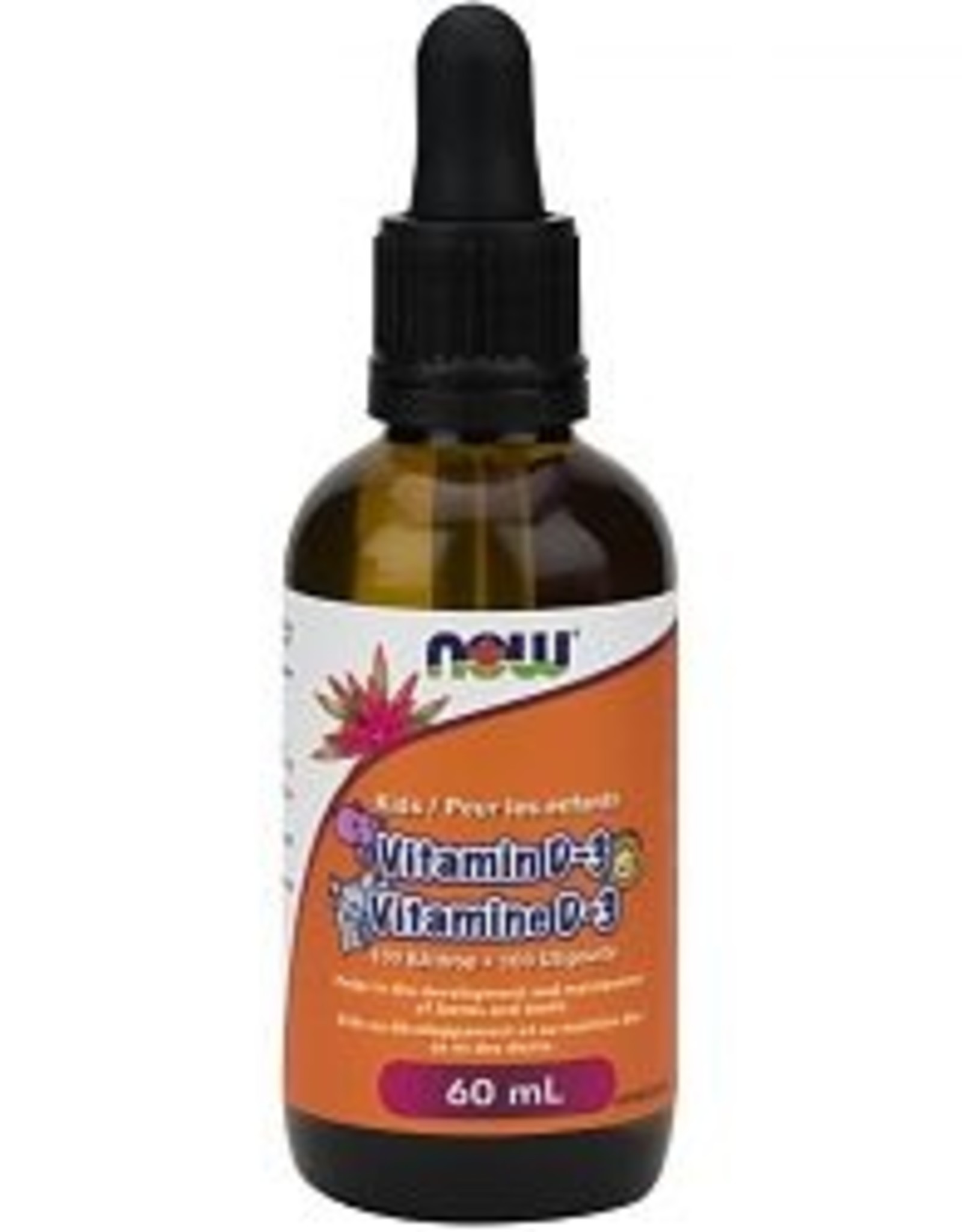 NOW - Vitamin D3 liquid Kids 100ui 60 ml