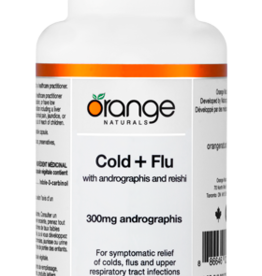 Orange Naturals ORANGE - COLD+FLU W/ECHINACEA 300MG 60CAP
