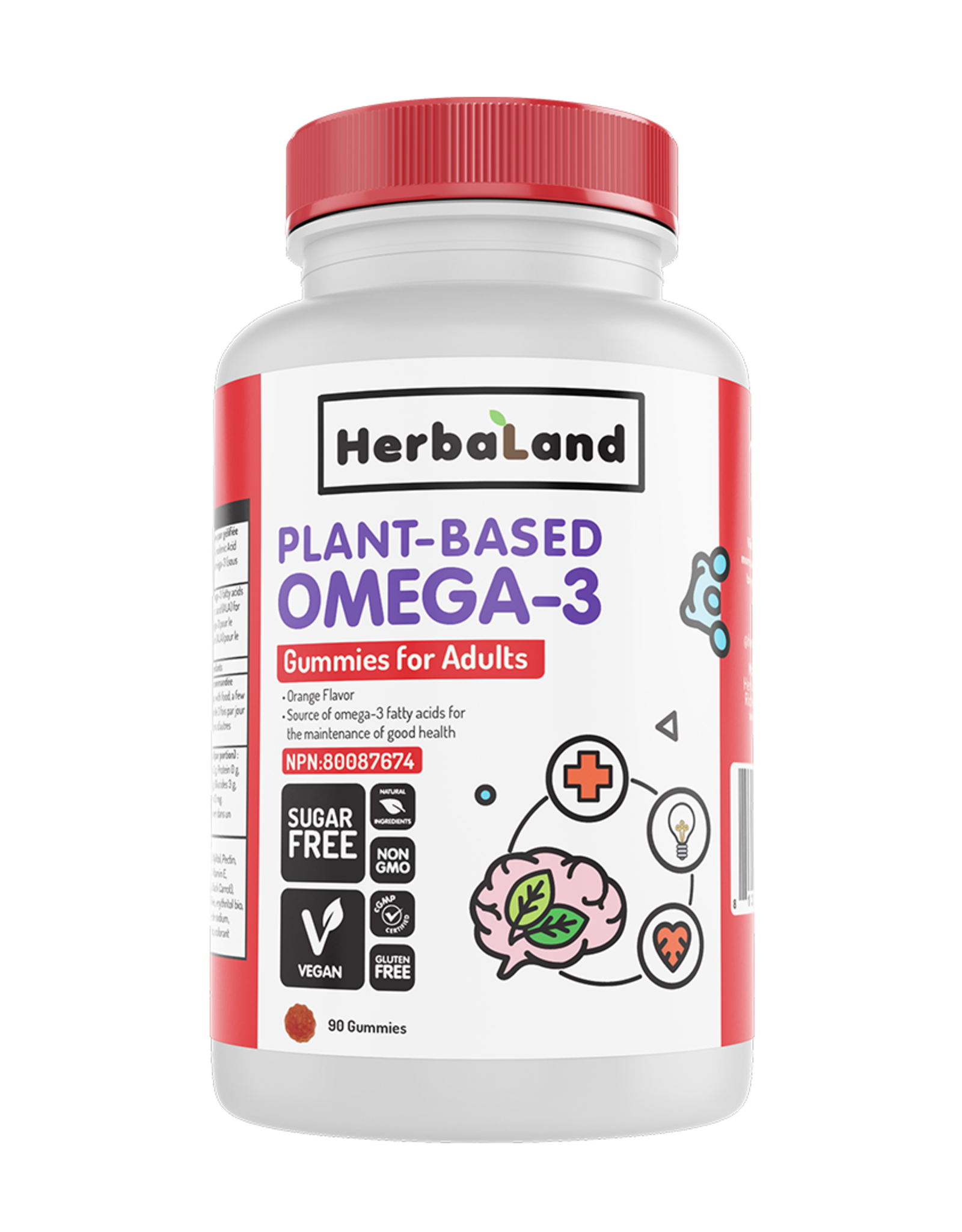 HERBALAND Plant Based Omega-3 Gummy