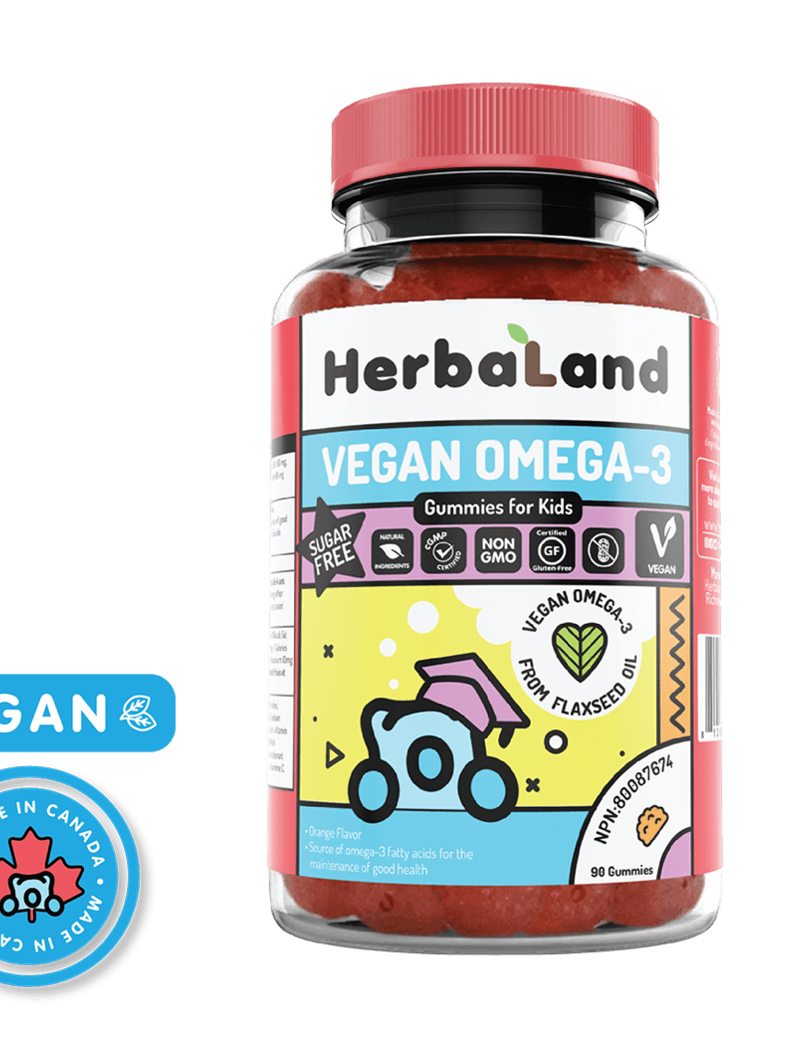 HERBALAND Herbaland - Kids Vegan Omega -3