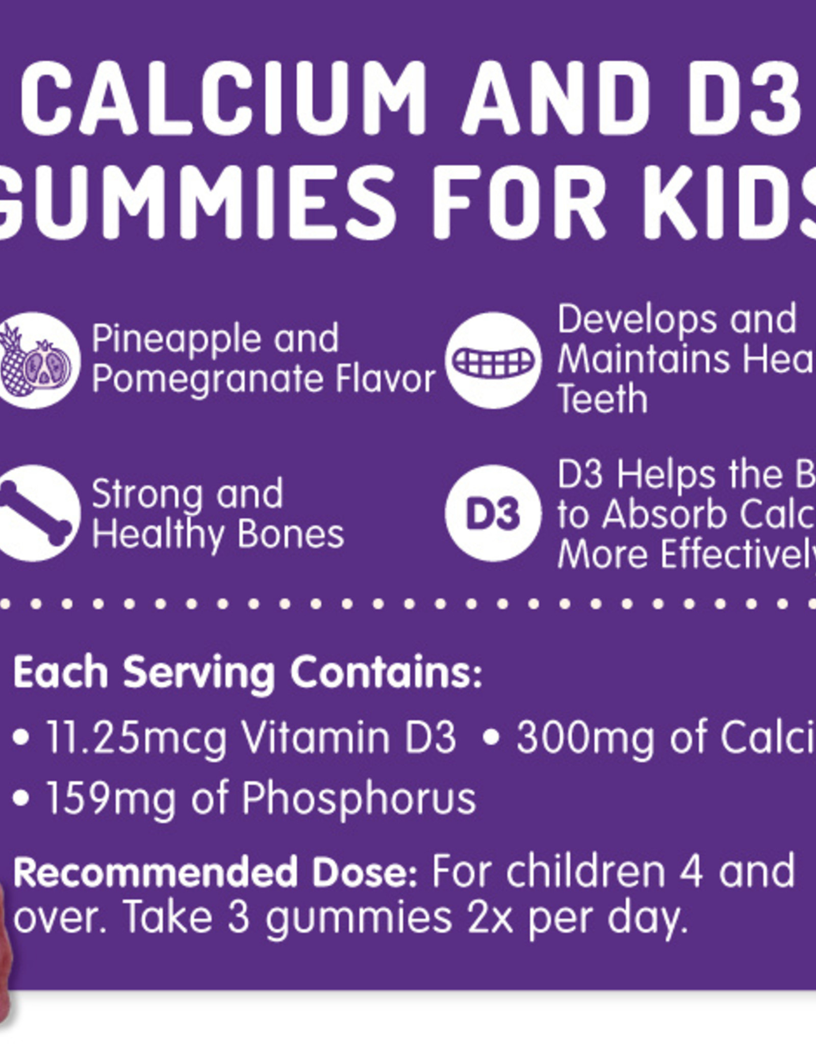 HERBALAND HERBALAND-GUMMIES FOR KIDS: CALCIUM & D39