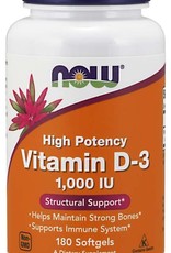 Now Solutions Now - Vitamin D3 1000 IU 180gel