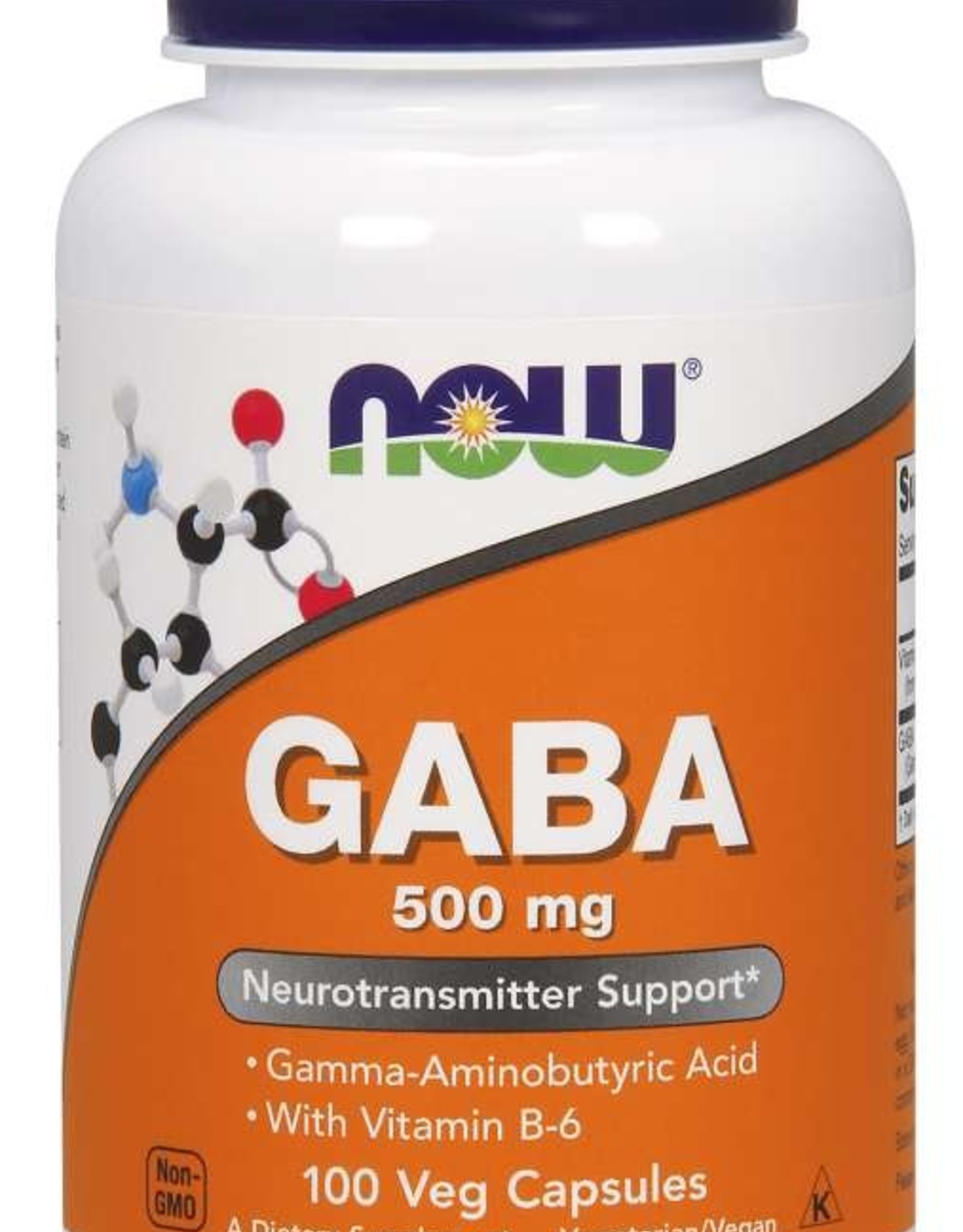 Now Solutions Now - GABA 500mg 100cap