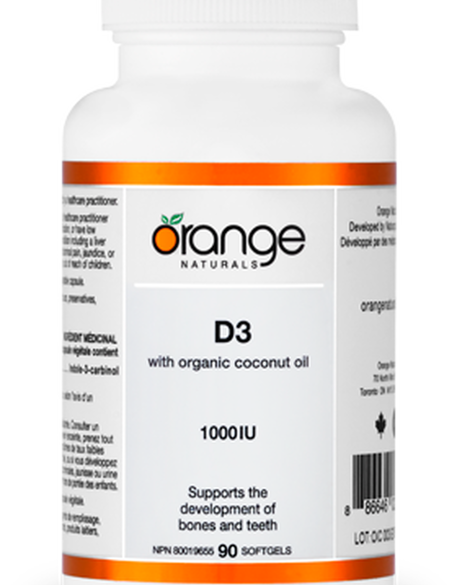 Orange Naturals ORANGE-D3SOFT GELS 90SOFTGEL