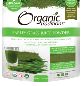 Organic Traditions ORGTRAD-BARLEY GRASS JUICE POWDER 150g