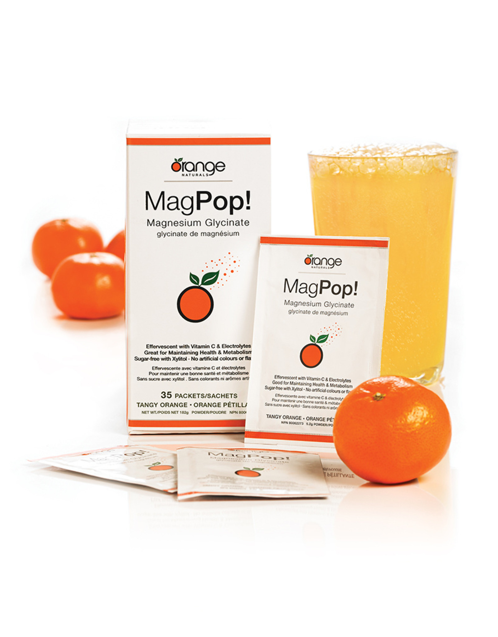 Orange Naturals ORANGE- MAGPOP! EFFERVESCENT DRINK35/BO