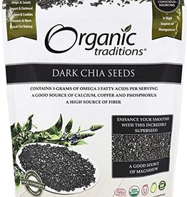 Organic Traditions ORGTRAD-CHIA SEEDS DARKWHOLE 454g