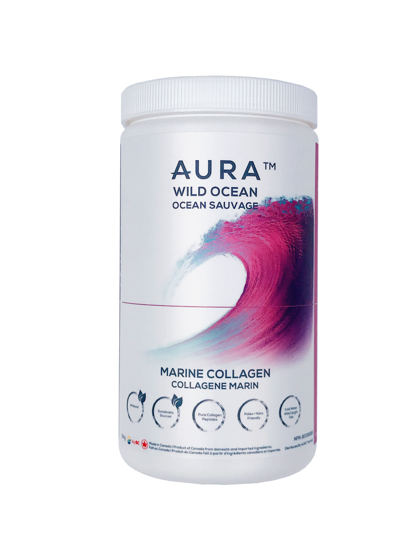 AURA NUTRITION AURANUT- WILD OCEAN MARINE COLLAGEN 300G
