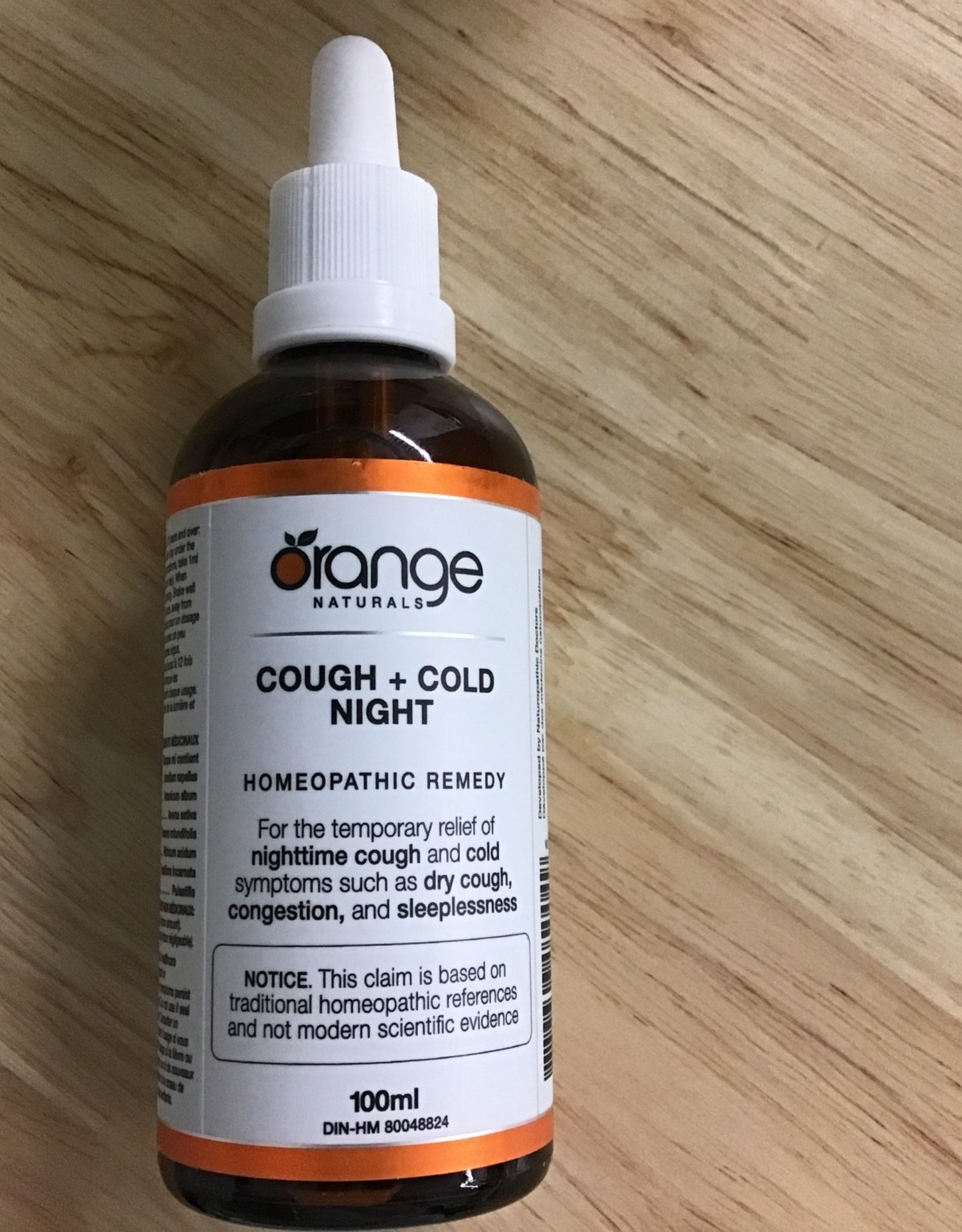 Orange Naturals Orange Naturals - Cough+Cold Night Tincture homeopathic 100ml