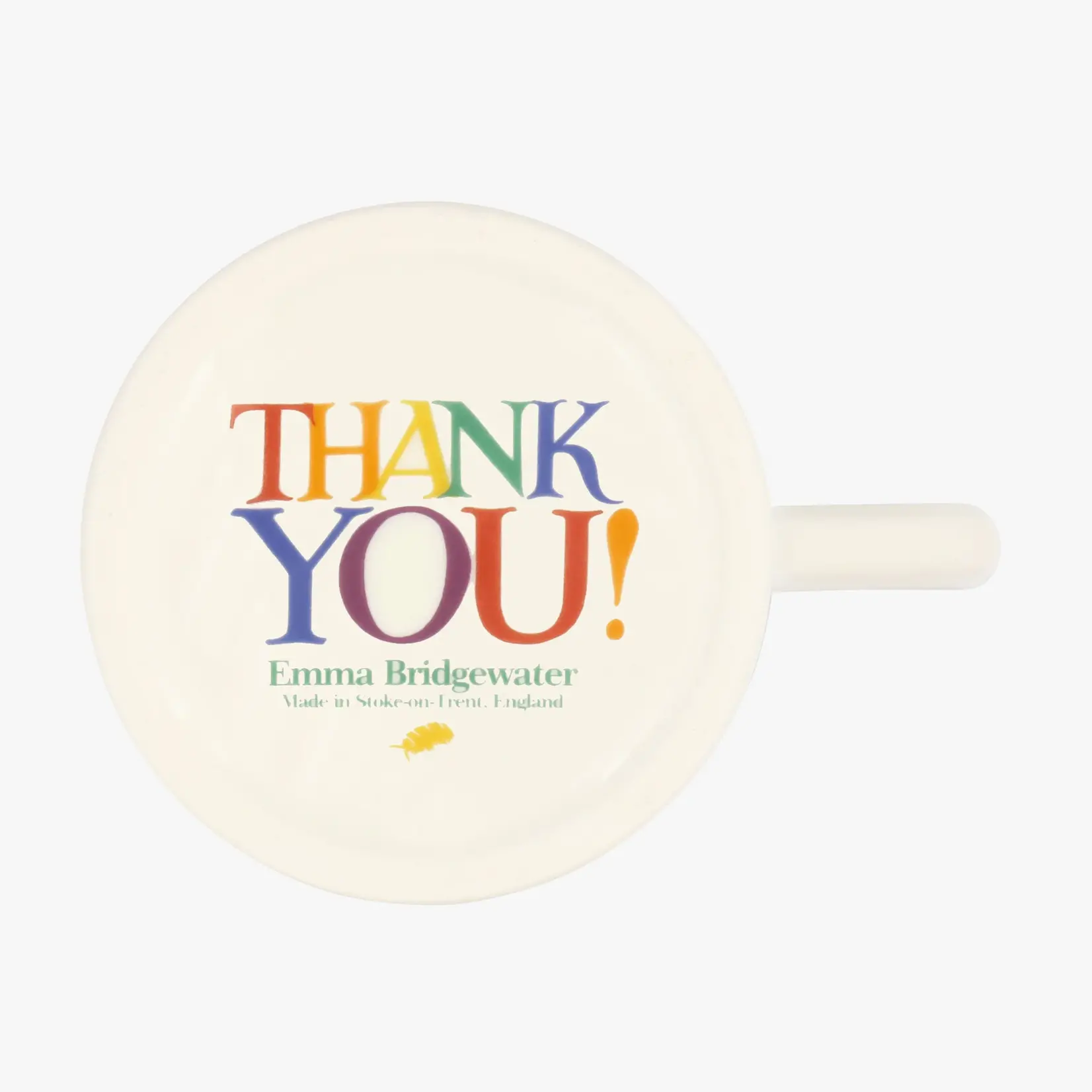 Emma Bridgewater SALE - Mug - Rainbow Toast Thank You 1/2 Pint