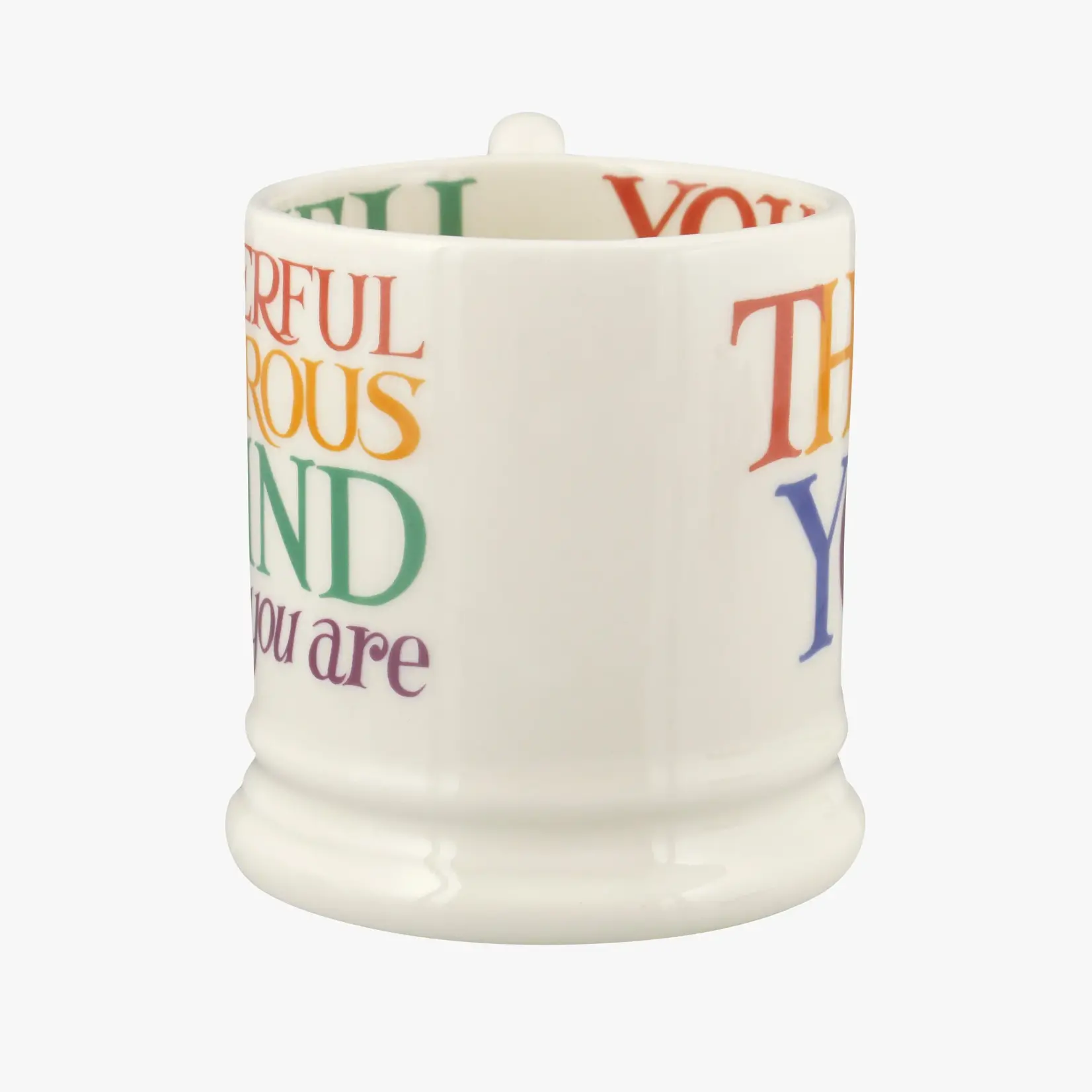 Emma Bridgewater SALE - Mug - Rainbow Toast Thank You 1/2 Pint