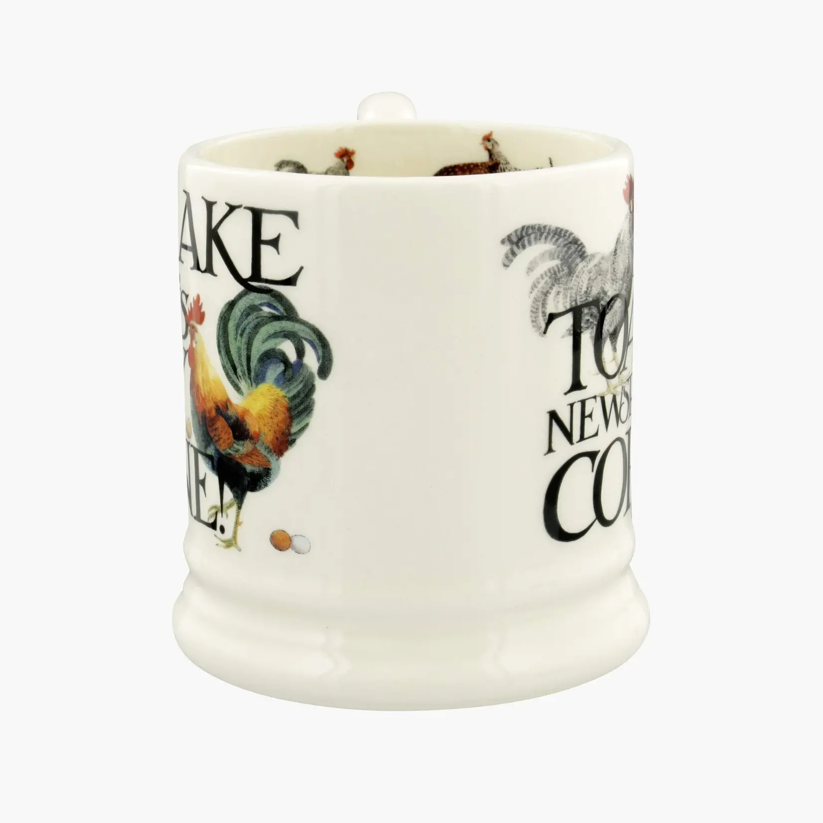 Emma Bridgewater SALE - Mug - Rise & Shine Eggs & Toast  1/2 Pint