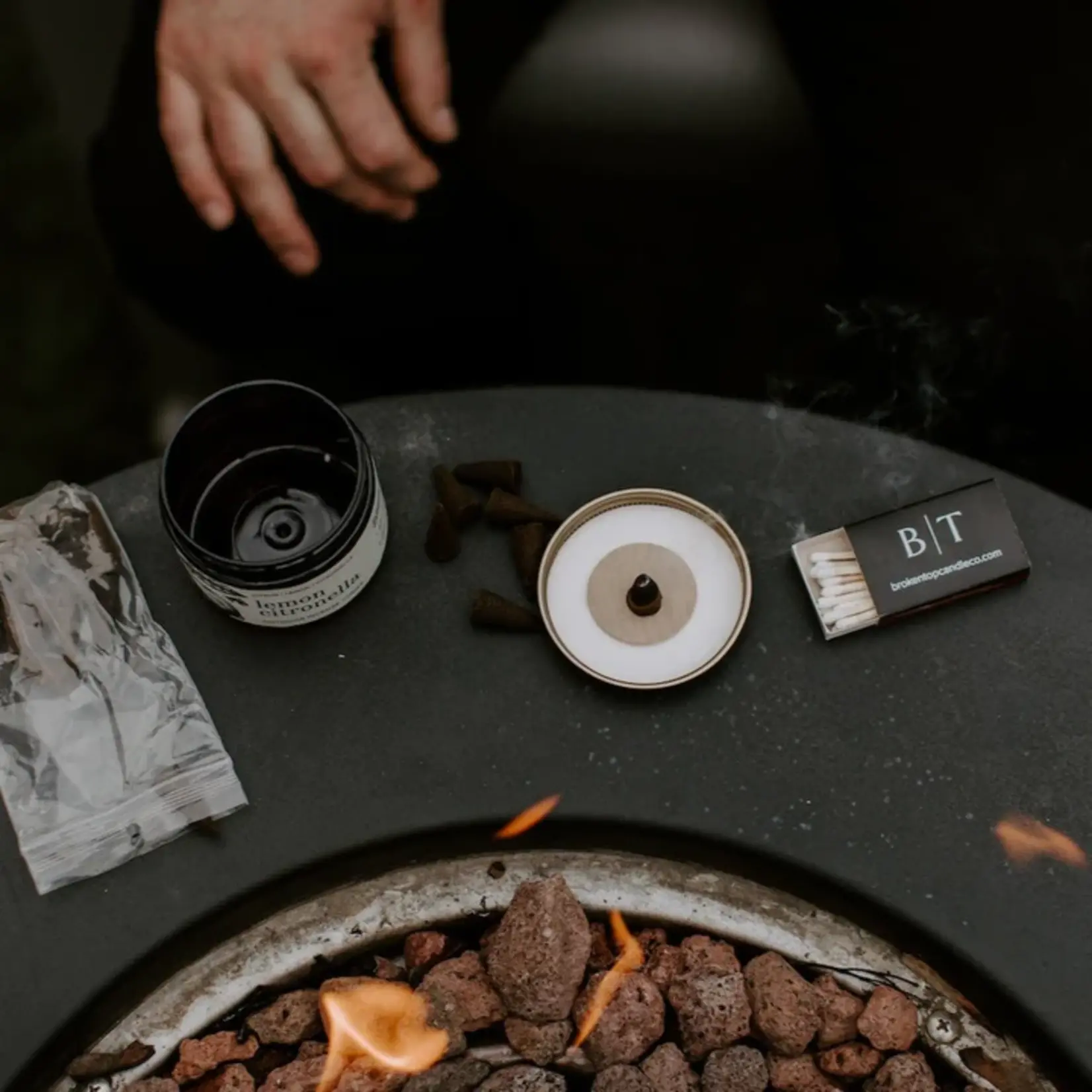 Broken Top Lemon Citronella - Jar Candle | Incense Cones