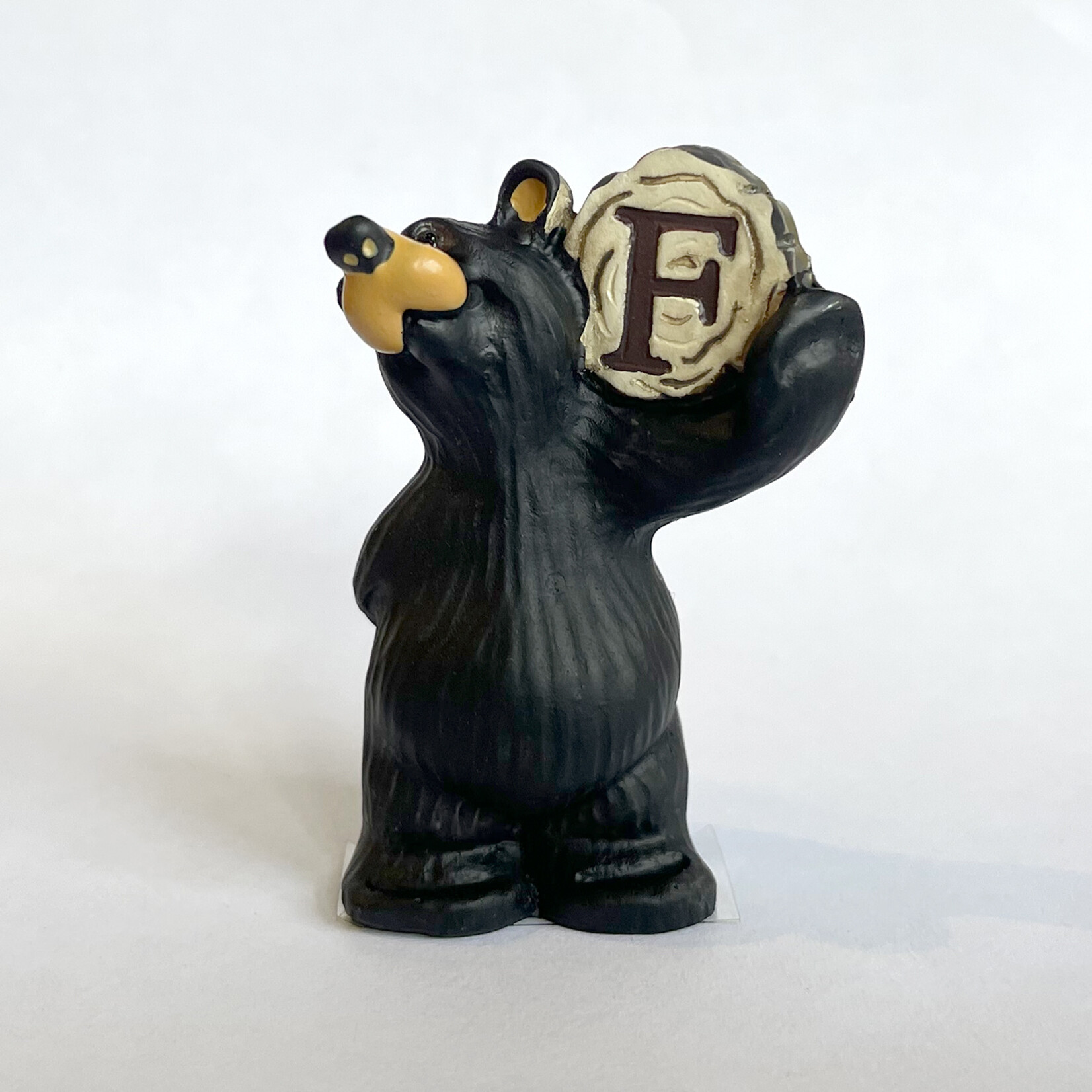 Peak Time Mini Alphabet Bear Figurine - Letter F